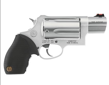 TAURUS M410 2"45L-410 S-S REVOLVER 5 SHOT PDFND: TAURUS M410 DOUBLE ACTION REVOLVER, MULTIPLE CALIBER CAPABLE 2" BARREL, STAINLESS WITH BLACK GRIP SERIAL#AGL602797 (L811)