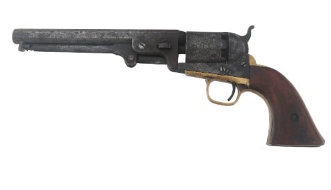 1862 COLT MODEL 1851 NAVY .38 CALIBER REVOLVER (1 of 4)