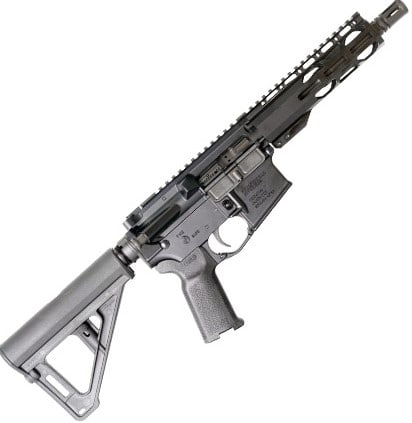 RADICAL PISTOL 556 7.5" 30RD BLACK MAGPUL: RADICAL PISTOL 556 7.5" 30RD BLACK MAGPUL BTR BRACE, MAGPUL GRIP. FP7. SERIAL #25-056845 (L808)