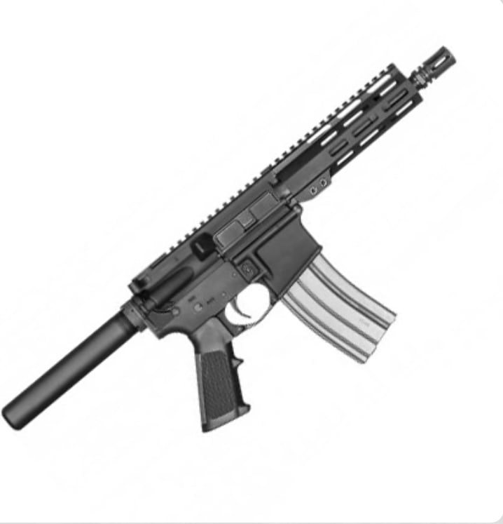 DELTON LIMAMLOK PISTOL 5.56 7.5" BLACK (1 of 3)