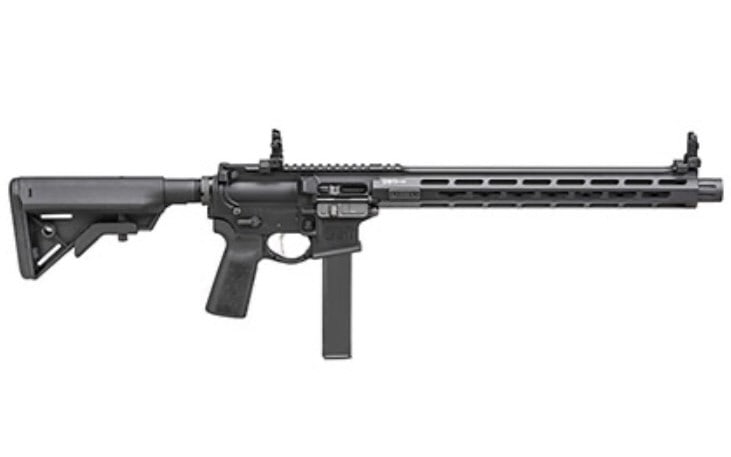 SPRINGFIELD SAINT VICTORCARBINE 9MM: SPRINGFIELD SAINT VICTORCARBINE 9MM 16" BLACK. (L134) SERIAL #ST553694.