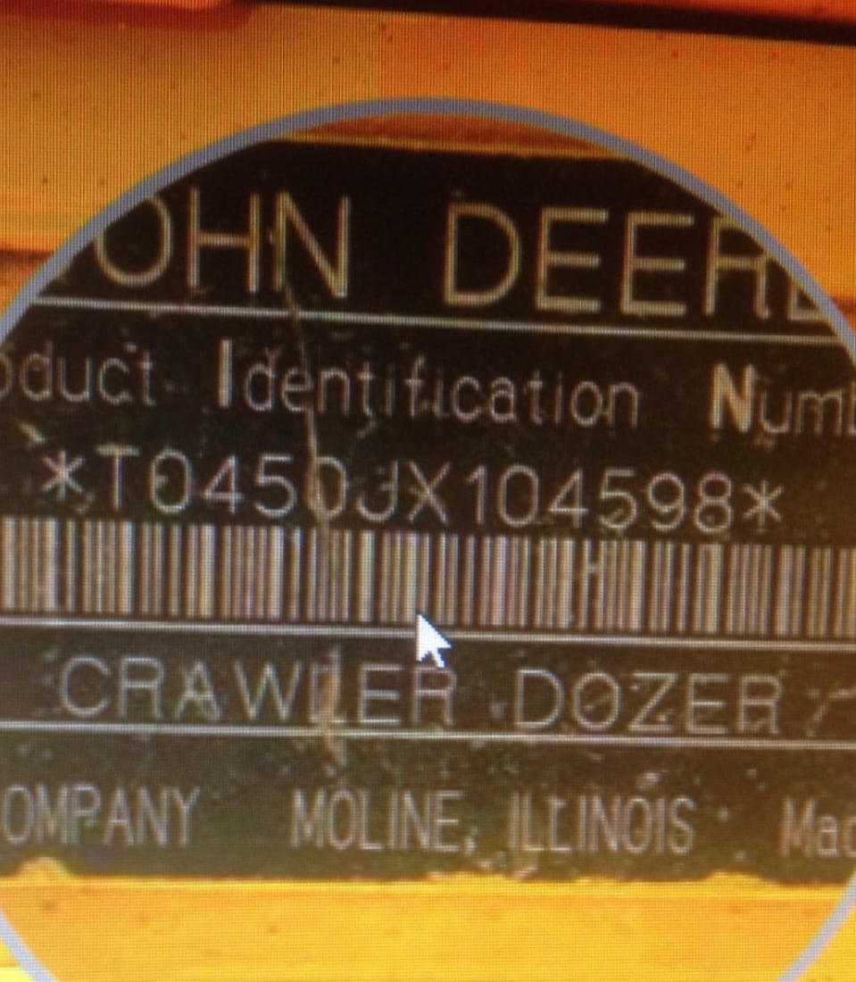 JOHN DEER 450 J CRAWLER TRACTOR - 8