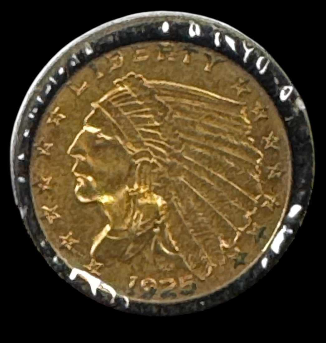 1925 2 1/2 INDIAN HEAD GOLD COIN (1 of 2)