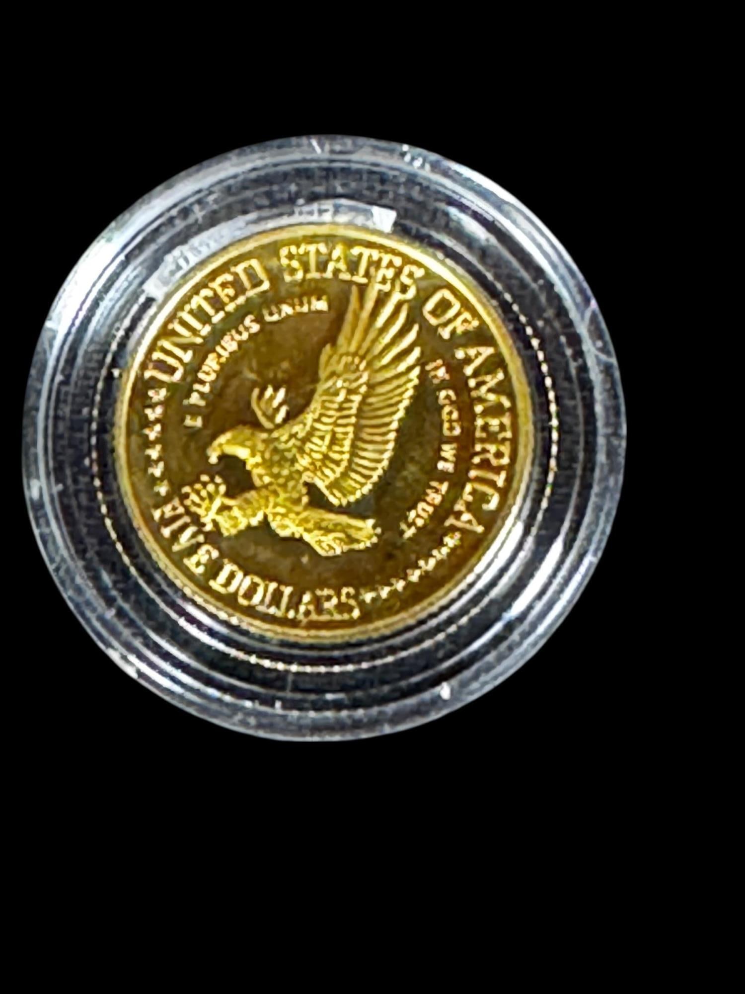 1986 5 DOLLAR LIBERTY GOLD COIN: 1986 5 DOLLAR LIBERTY GOLD COIN