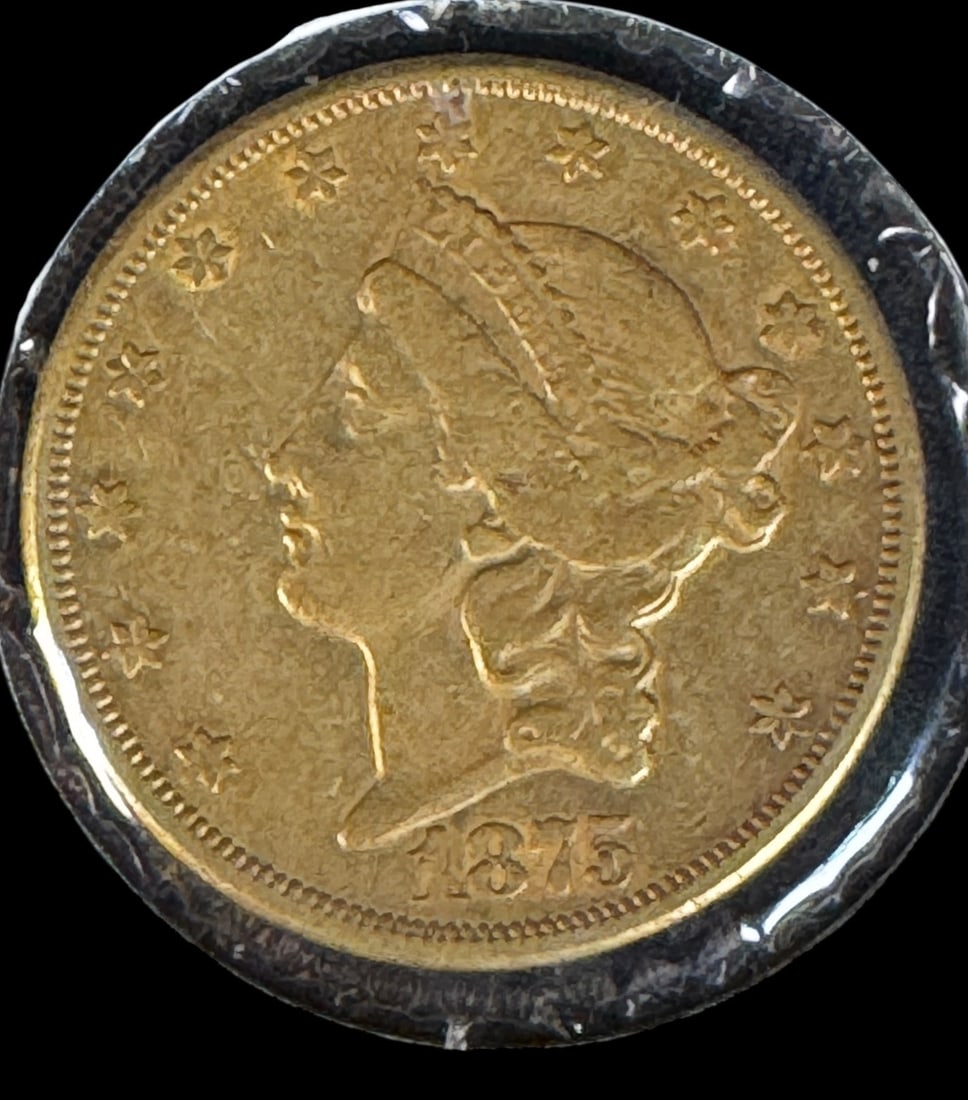 1875 20 DOLLAR LIBERTY GOLD COIN (1 of 3)
