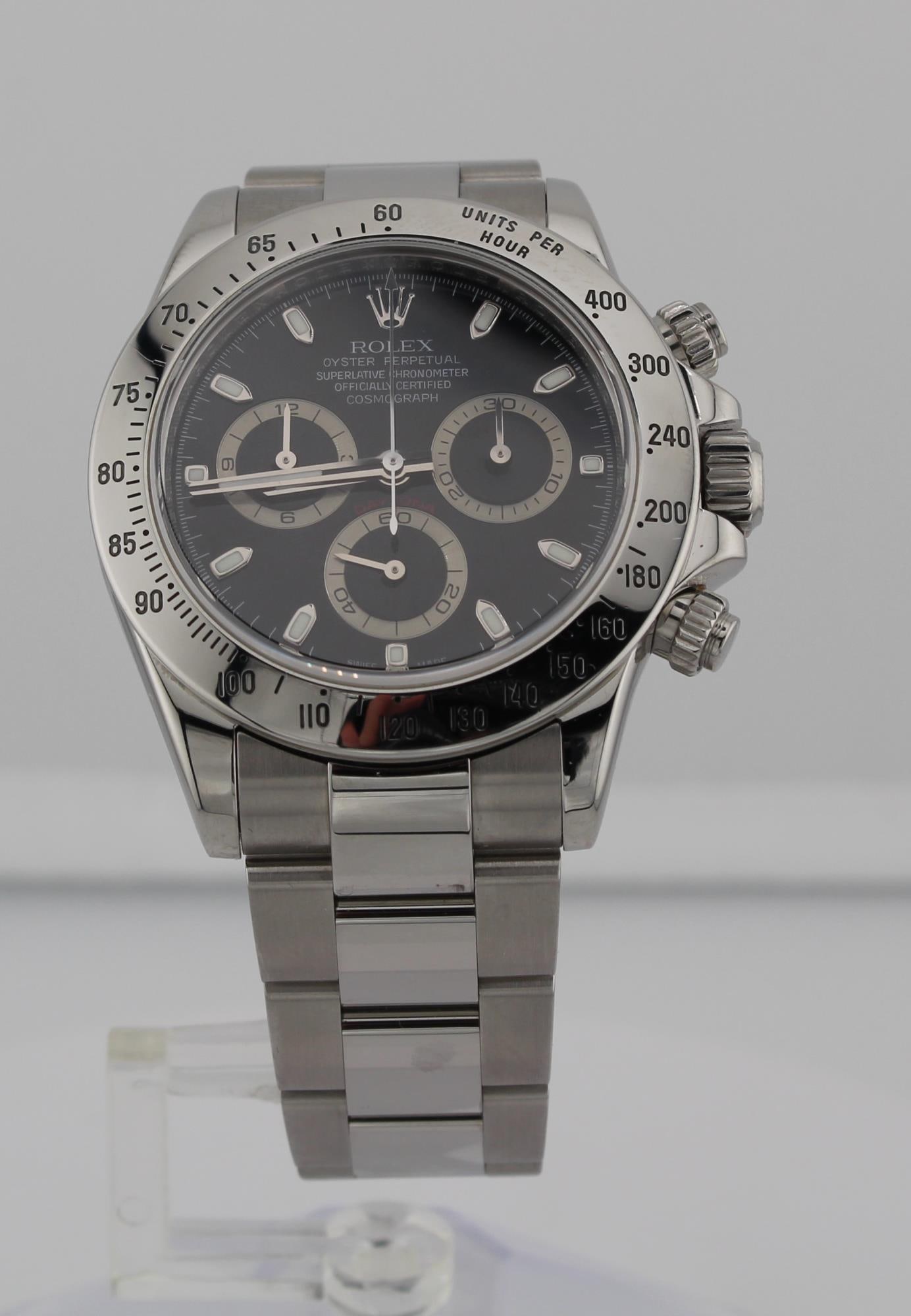 ROLEX STAINLESS STEEL DAYTONA 40MM WATCH (1 of 3)