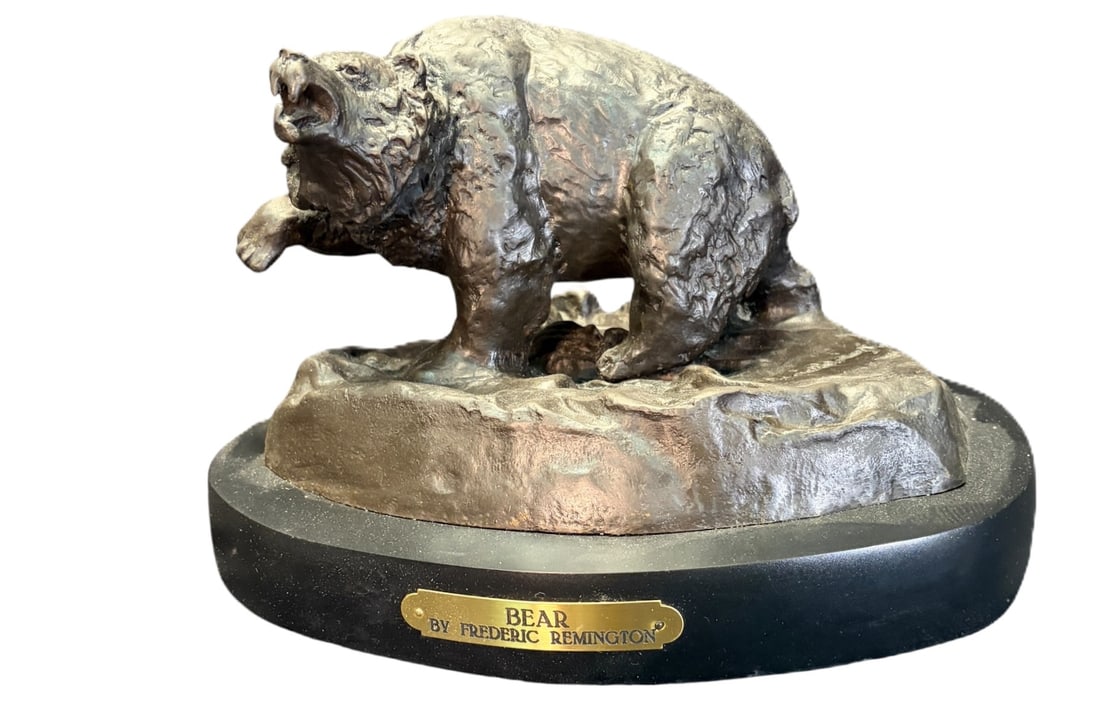 BRONZE SCULPTURE BY FREDERIC REMINGTON (1 of 6)