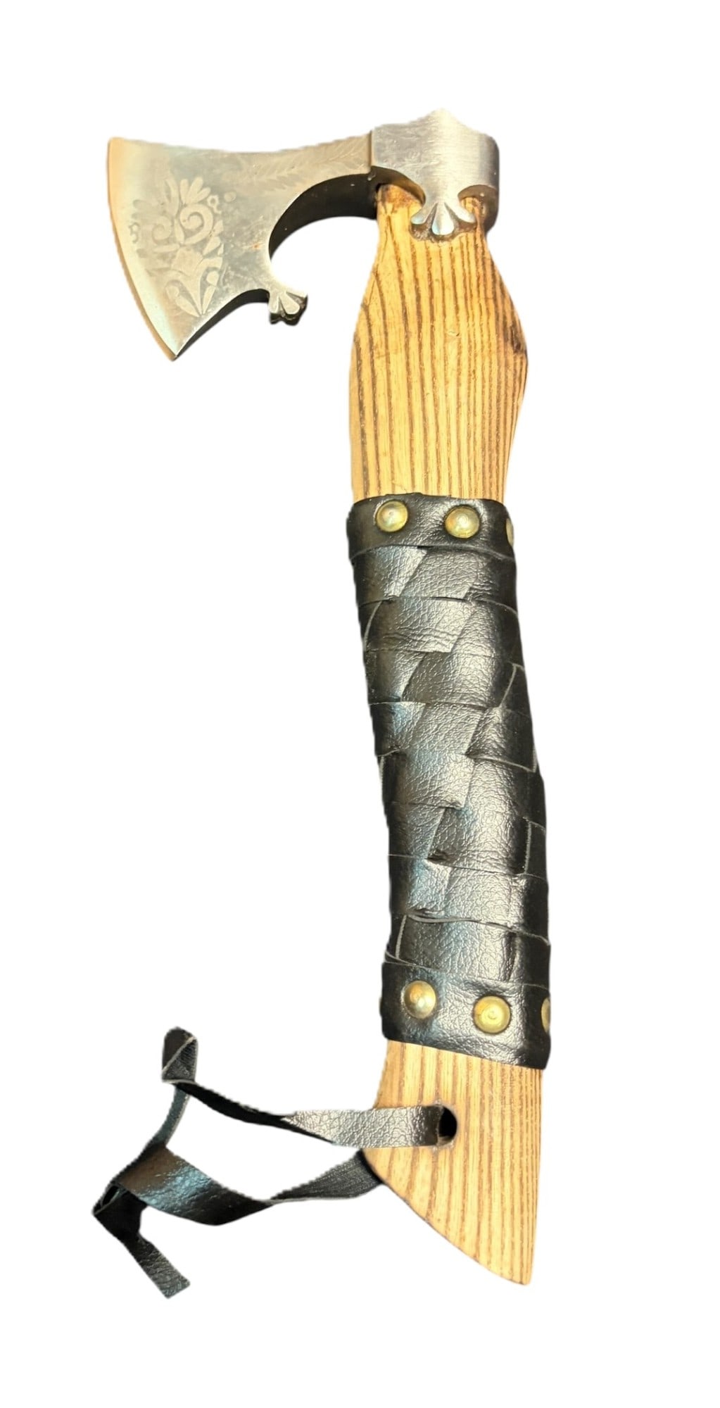 DAMASCUS AXE AND CASE - 3