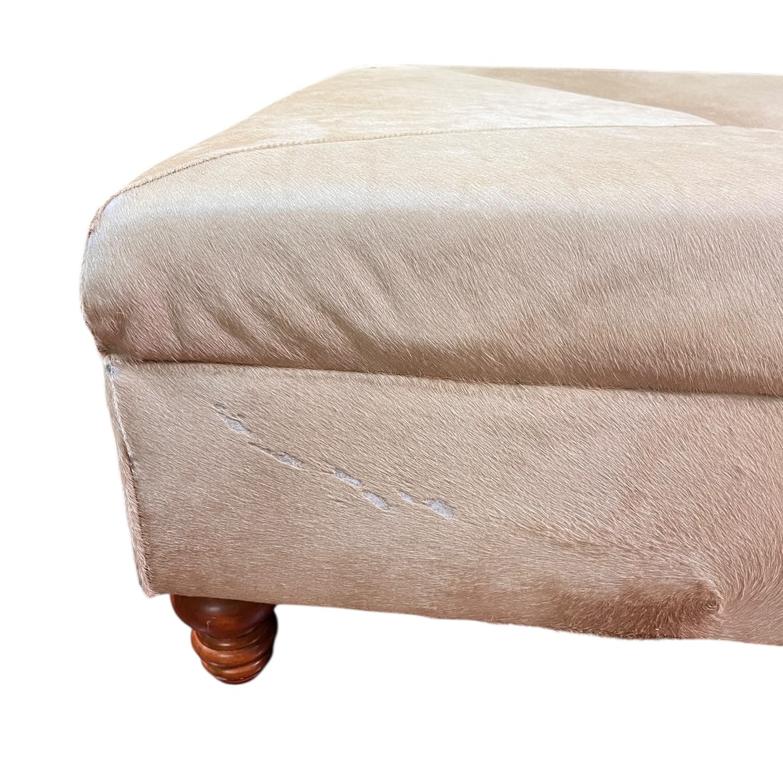 PONY HIDE OTTOMAN - 5