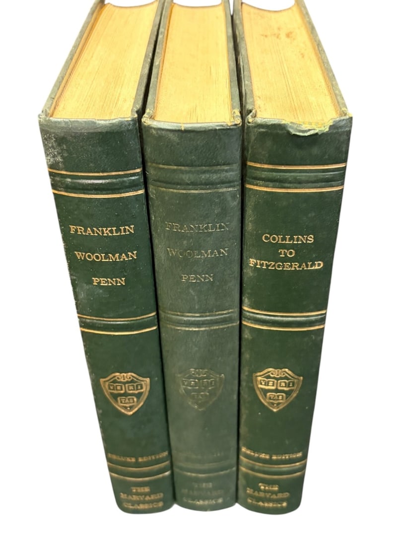 SET OF THIRTY HARVARD COLLECTION BOOKS: SET OF THIRTY HARVARD COLLECTION BOOKS. Height: 8.5 in. by Width: 5.5 in. by Depth: 5.5 in.