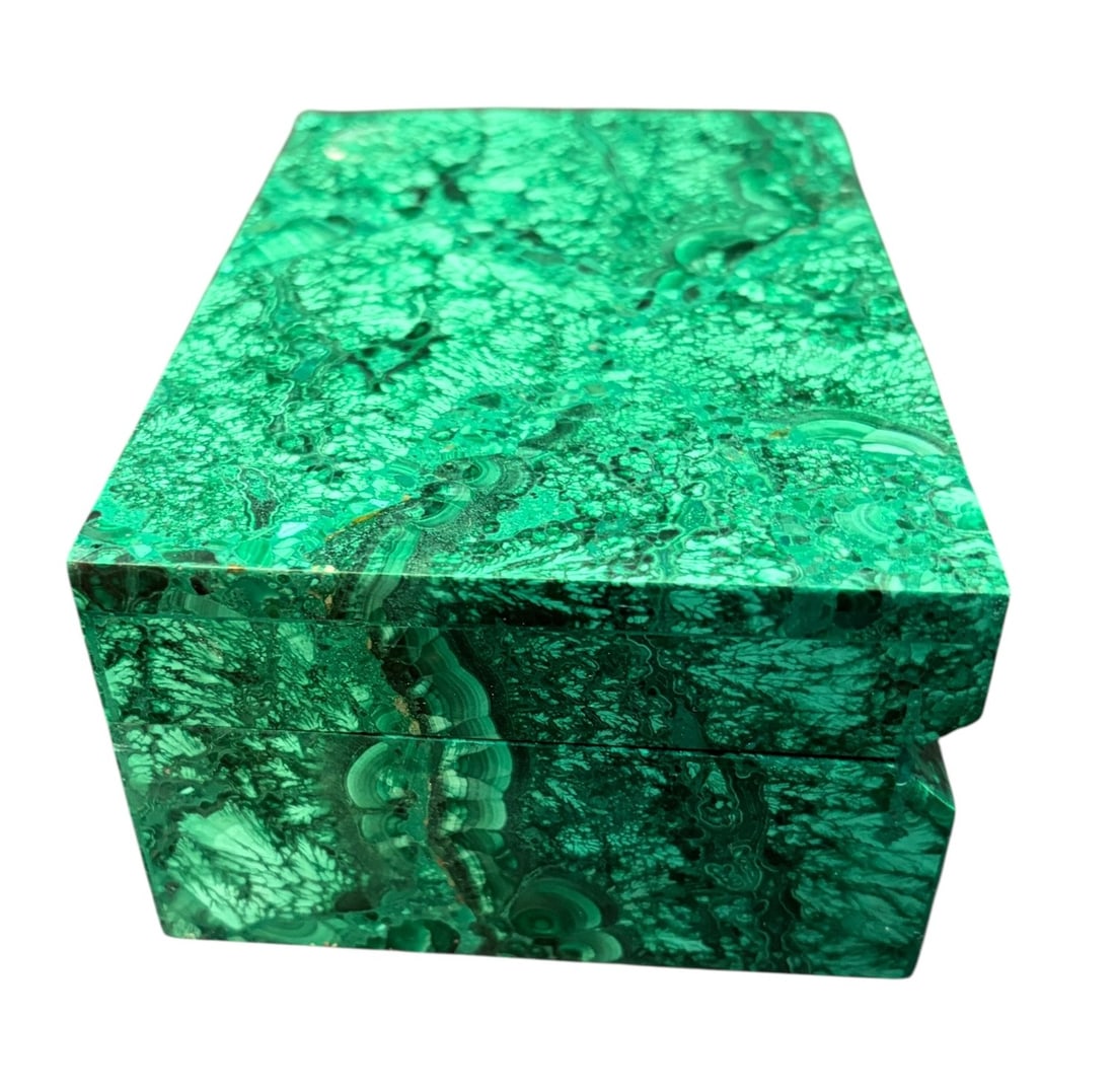 SOLID MALACHITE BOX - 3