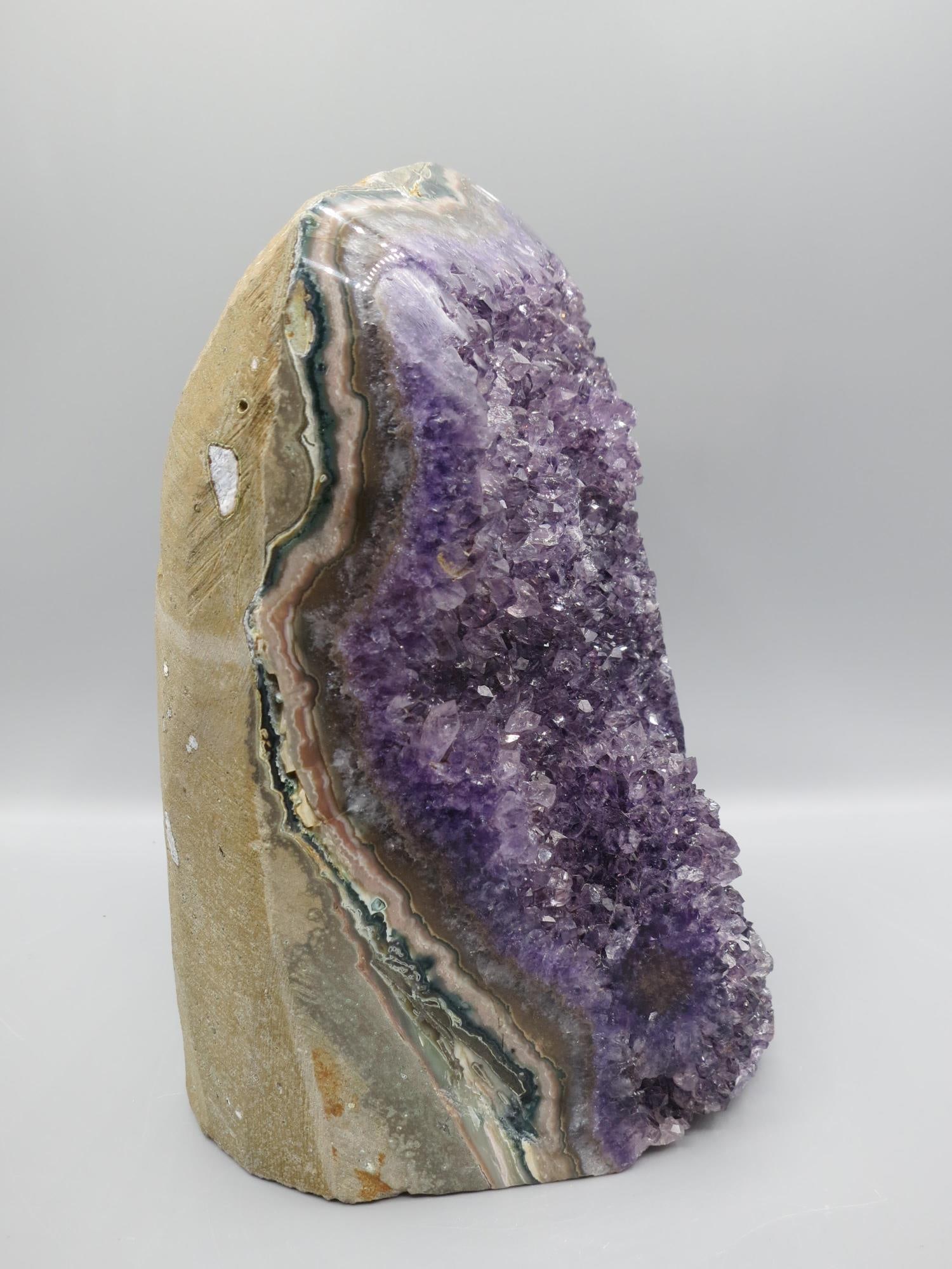AMETHYST AGATE GEODE - 2