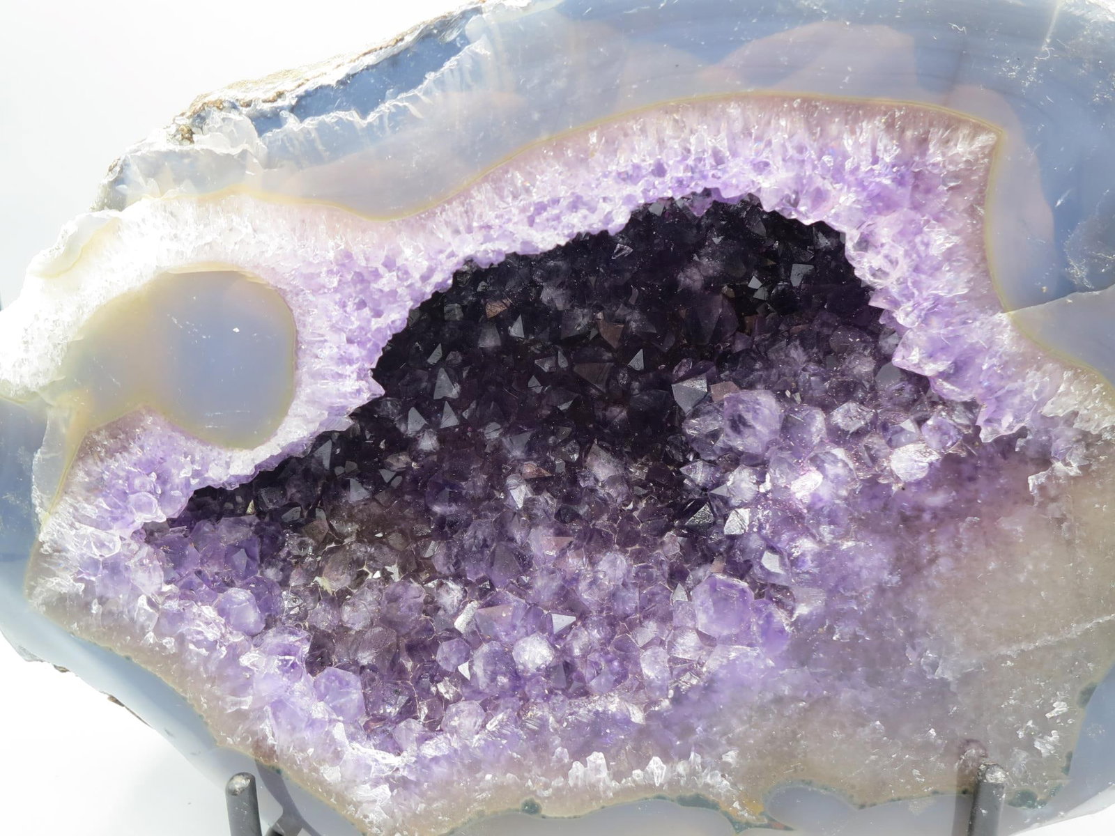 AMETHYST AGATE GEODE - 2