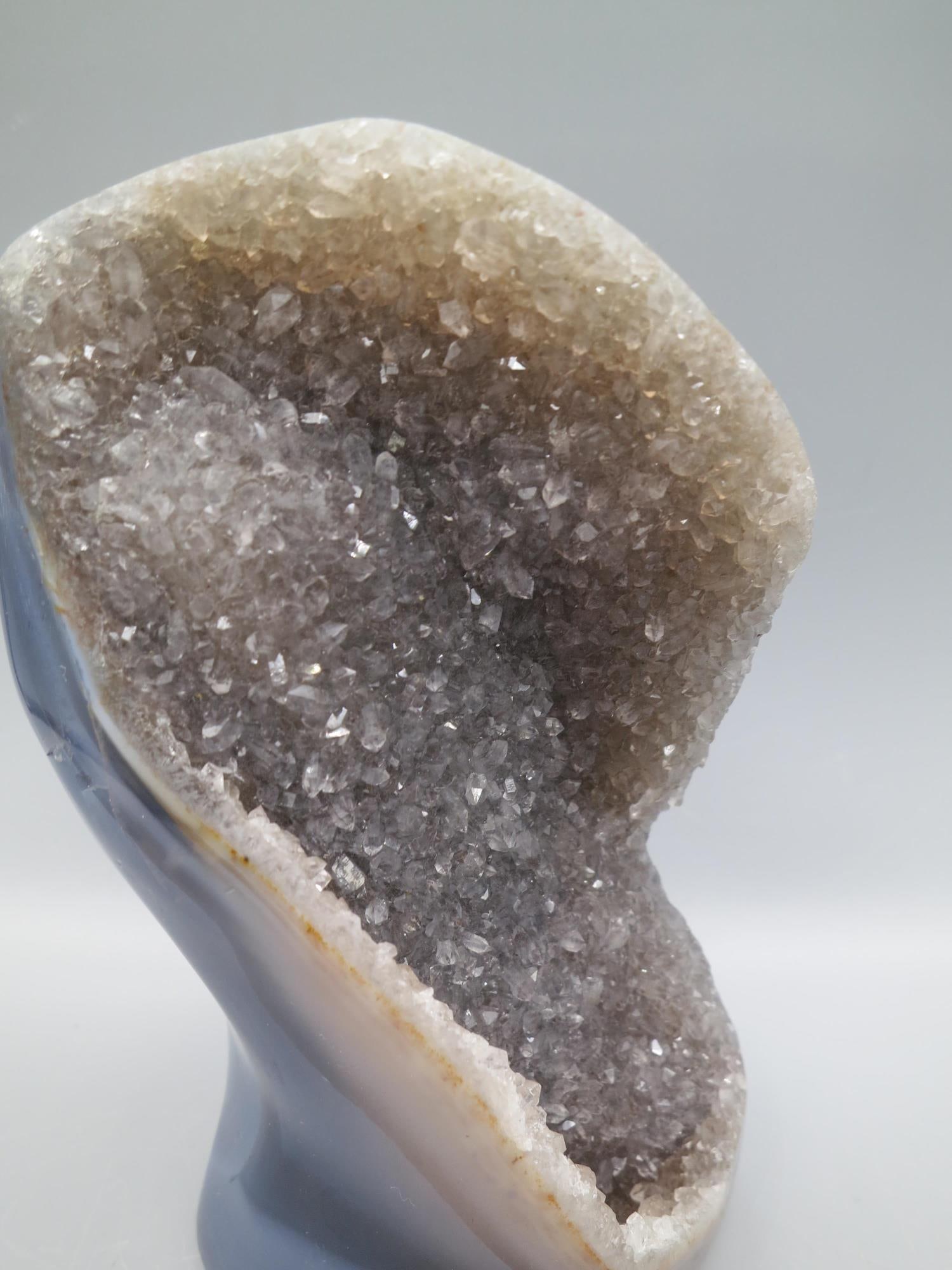 AMETHYST AGATE GEODE - 2