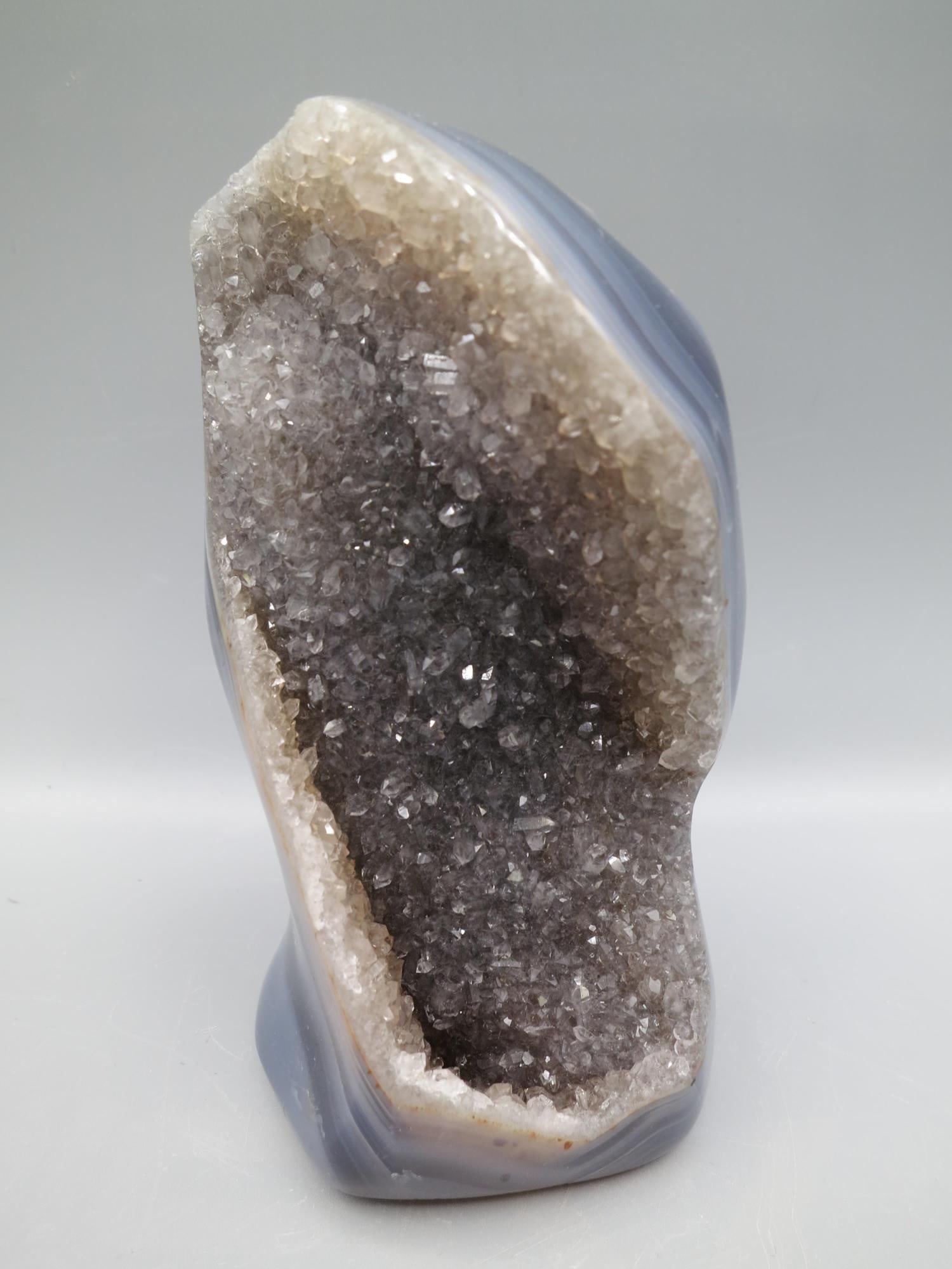 AMETHYST AGATE GEODE - 3