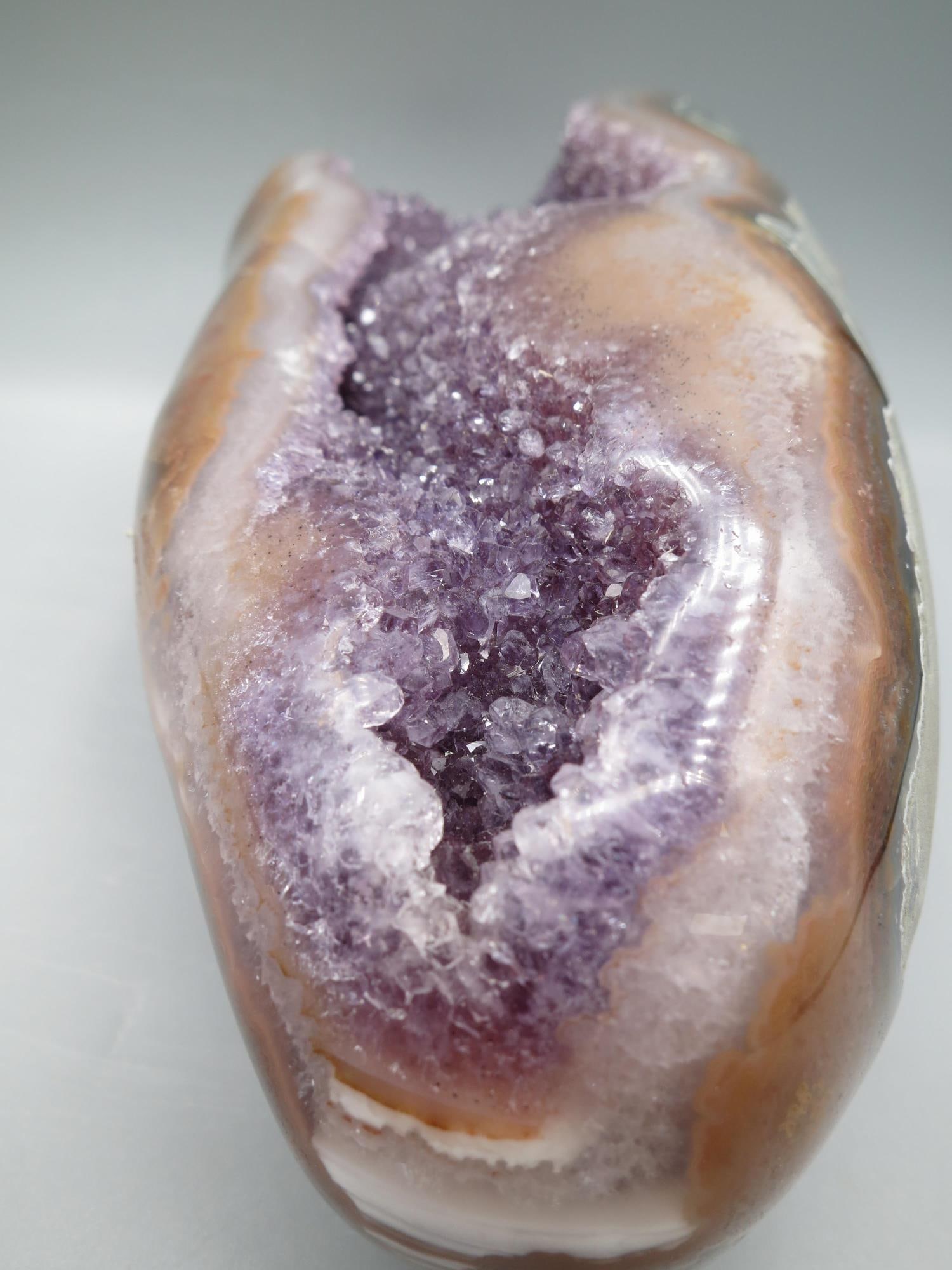 AMETHYST AGATE GEODE - 3