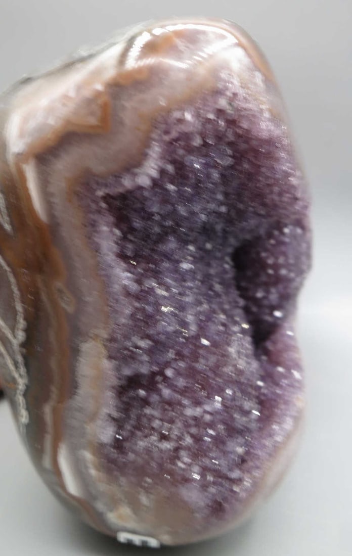 AMETHYST AGATE GEODE - 6