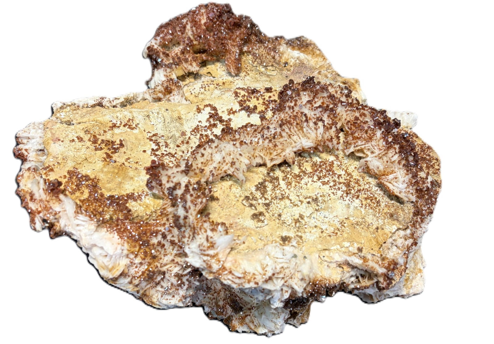 MOROCCAN VANADINITE: MOROCCAN VANADINITE 7.2 kg Height: 5 in. by Width: 10 in. by Depth: 9.5 in.