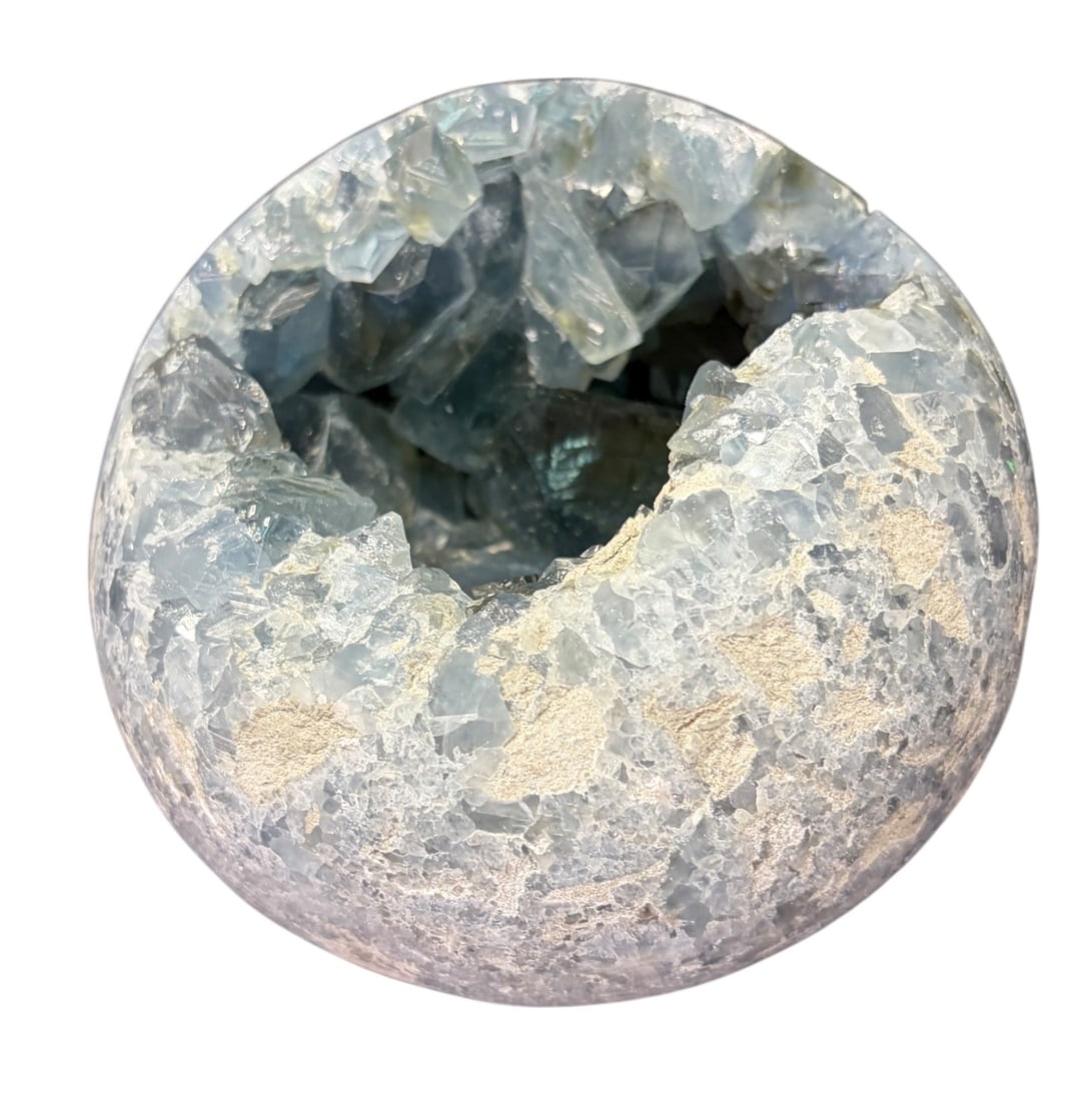 CELESTITE QUARTZ SPHERE - 4