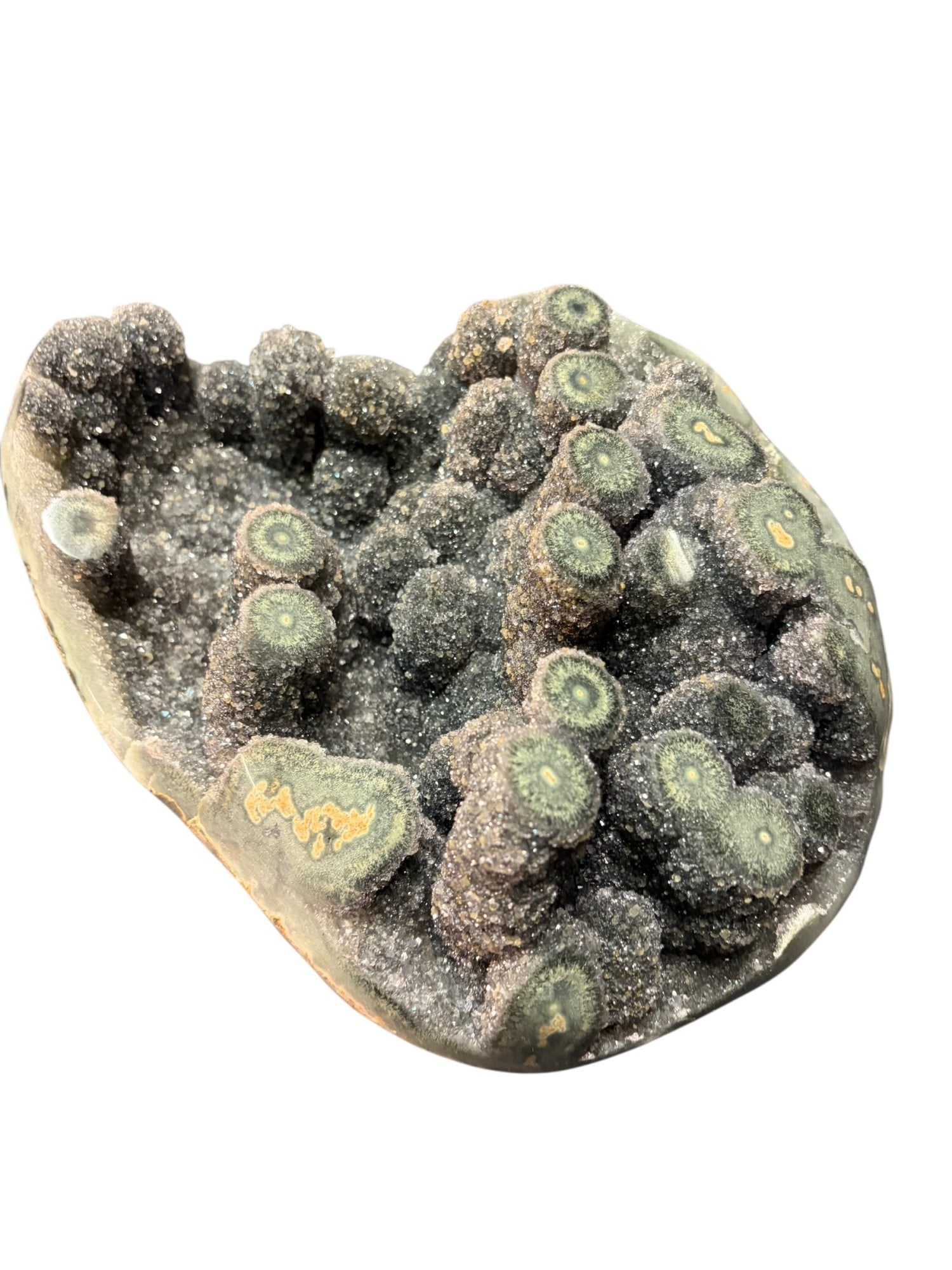 OCEAN JASPER DRUSY GEODE - 9