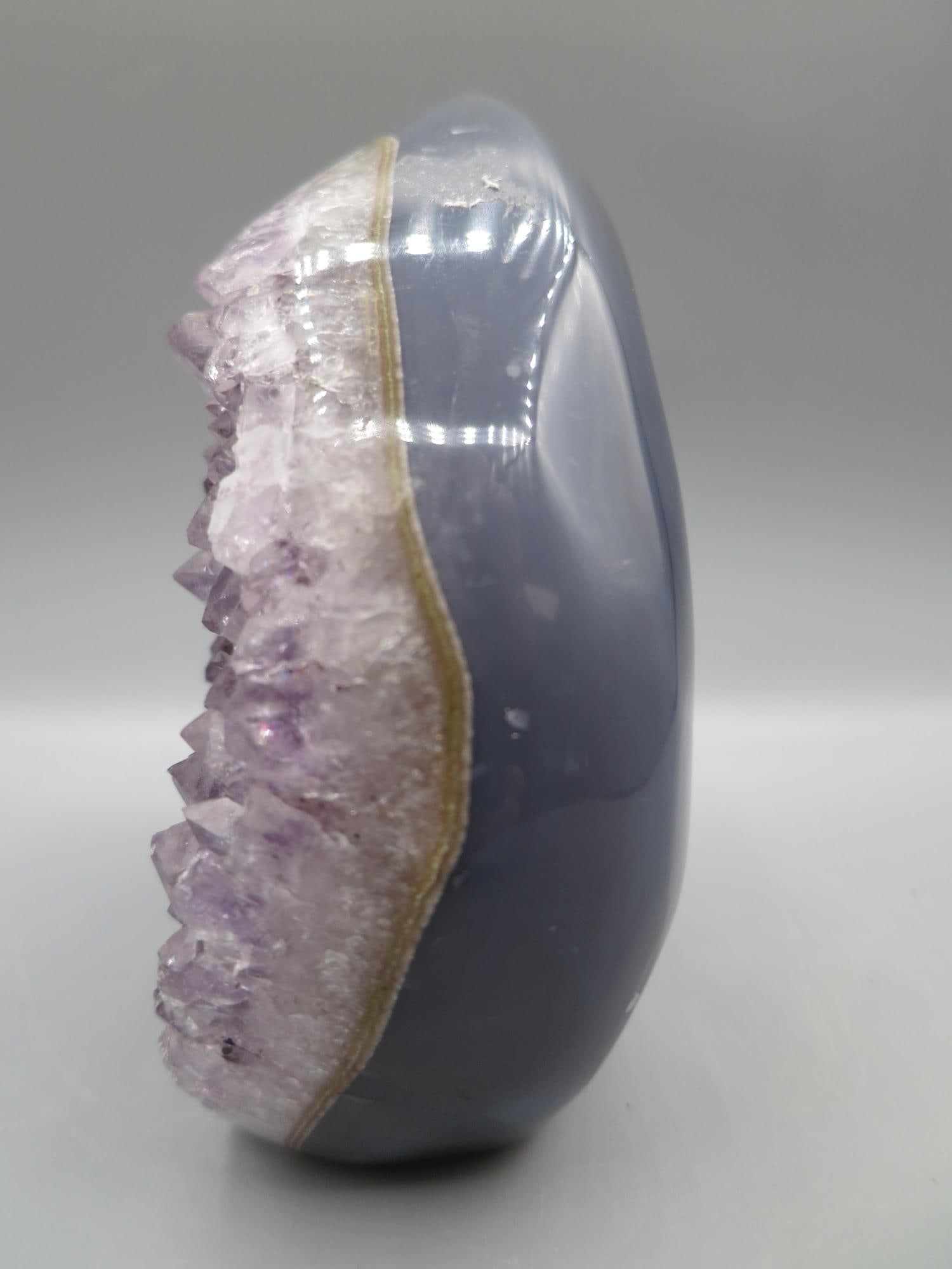 AMETHYST AGATE TEARDROP - 3