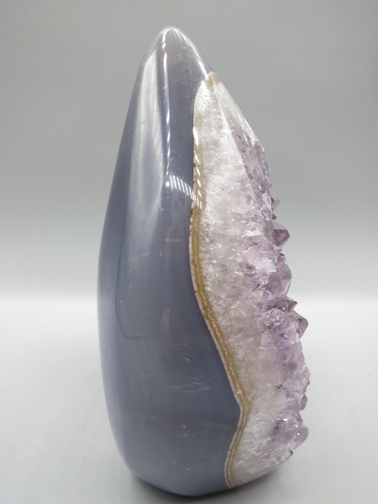 AMETHYST AGATE TEARDROP - 4