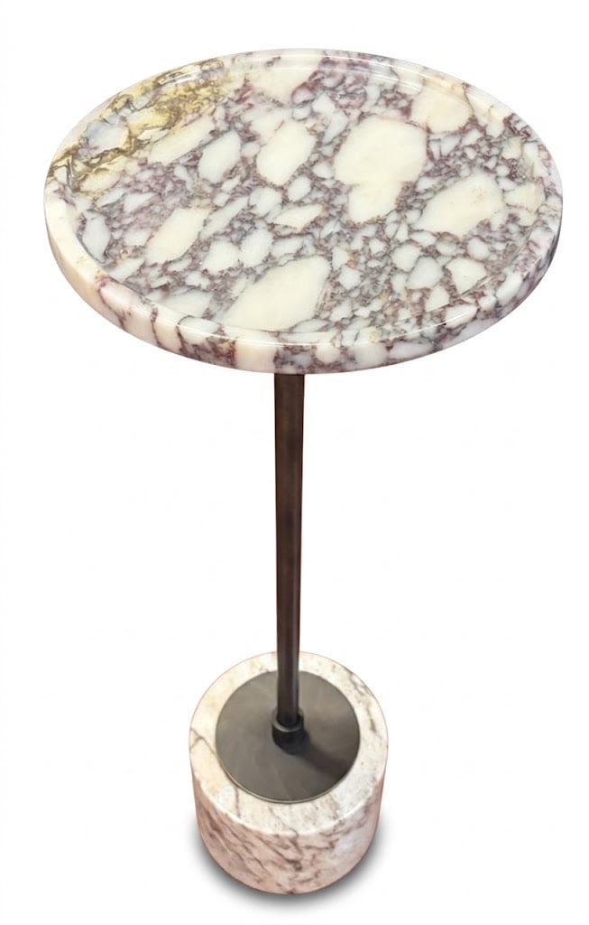 MODERN VIOLA MARBLE COCKTAIL TABLE (1 of 5)