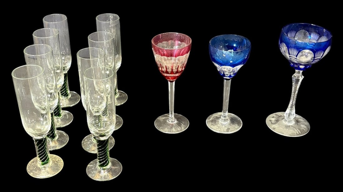 6 VILLEROY AND BOCH GLASSES, 2 ST LAMBERT, 1 OTHER (1 of 5)