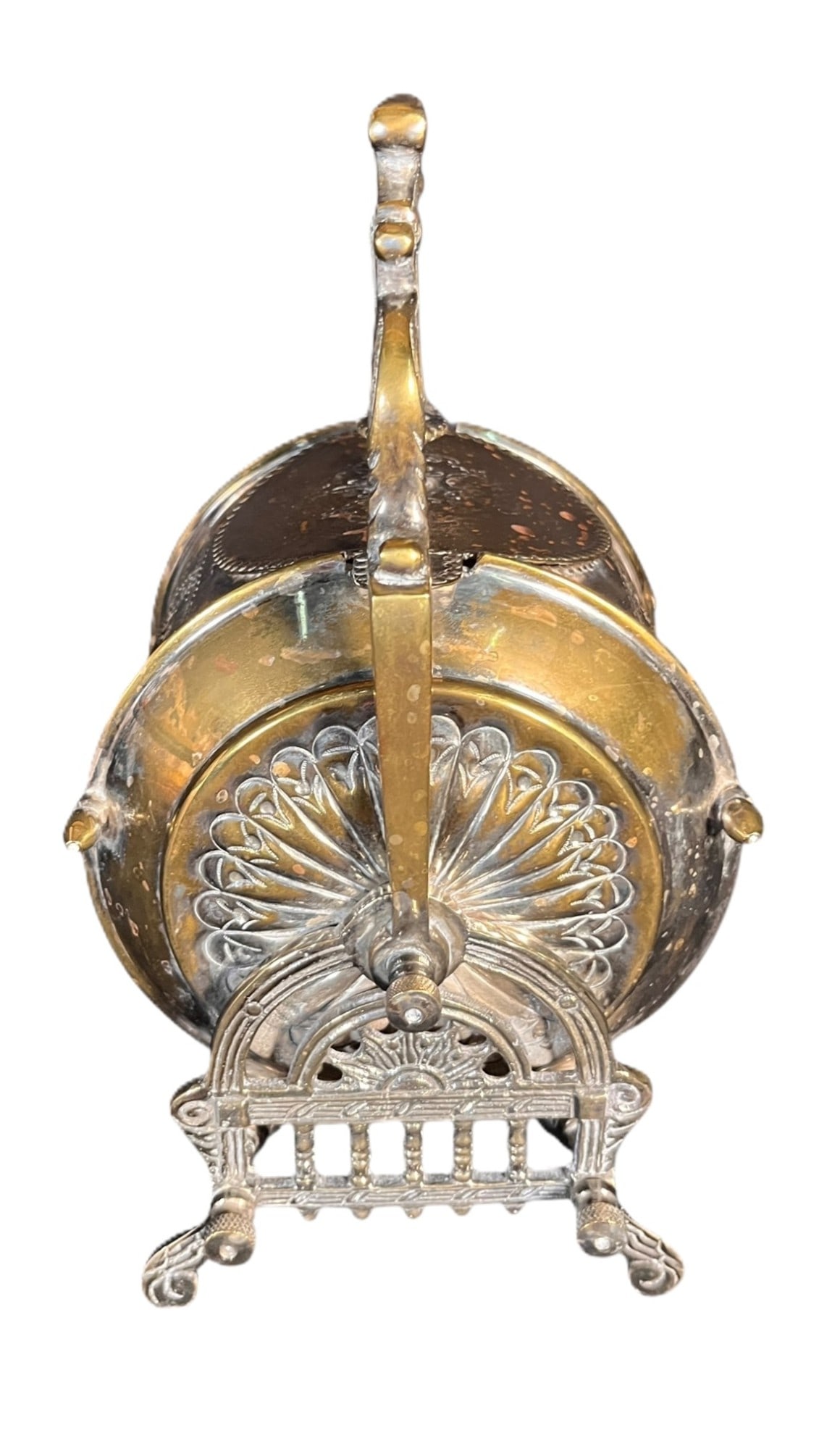 SILVER PLATED BISQUIT BARREL - 3
