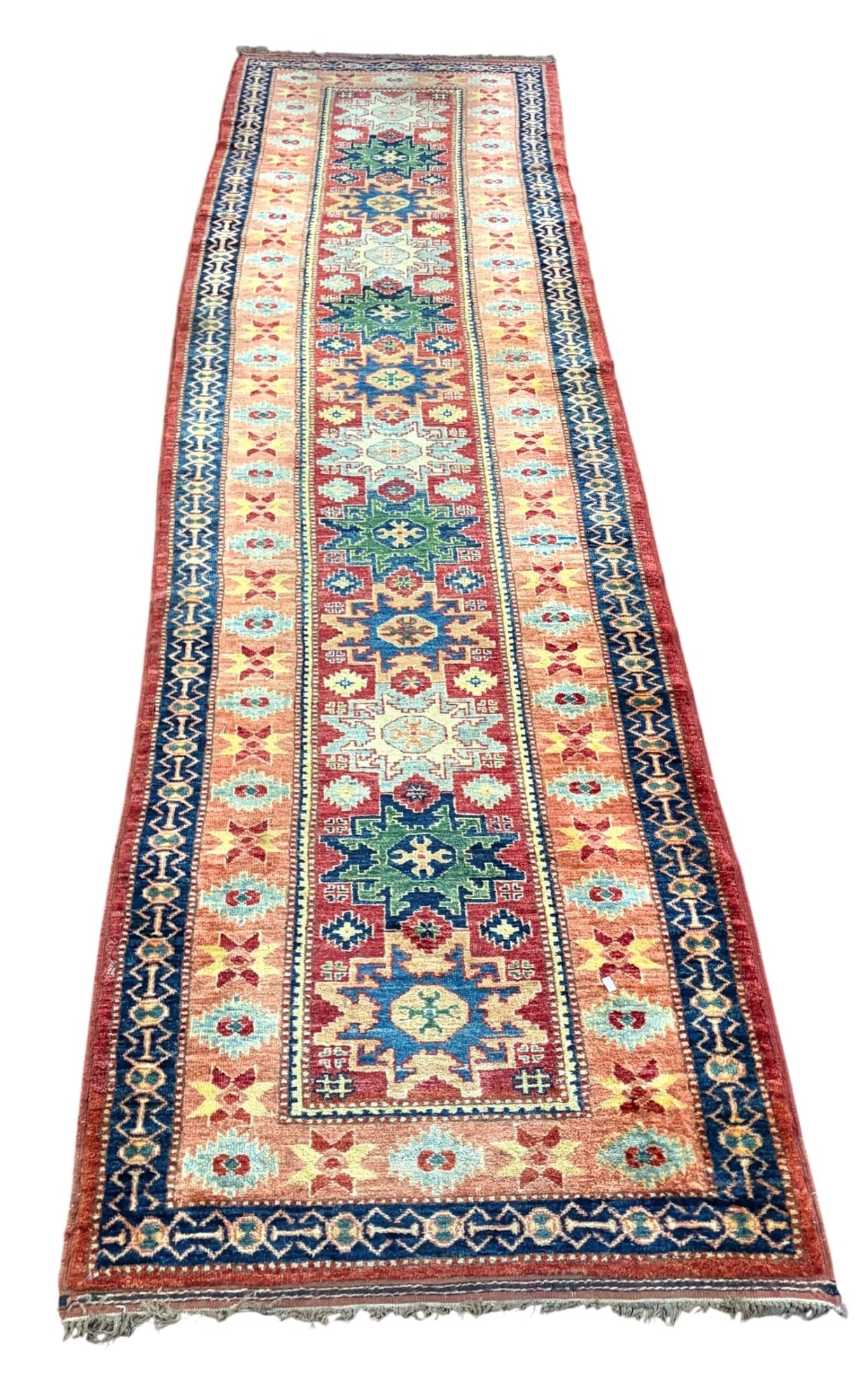 VINTAGE HERIZ RUNNER: VINTAGE HERIZ RUNNER Height: 128 in. by Width: 36 in.