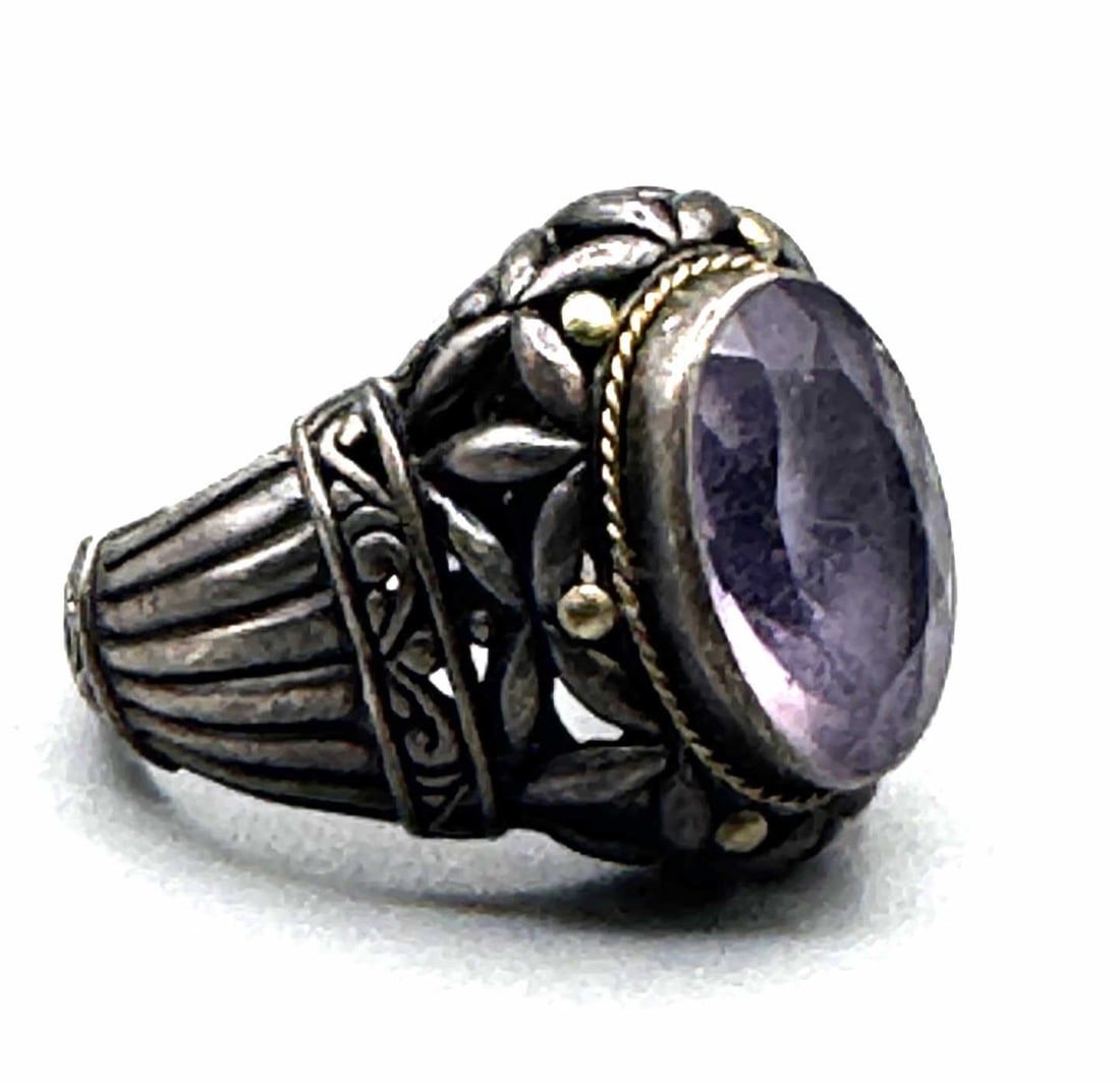 DAVID YURMAN AMETHYST RING - 2