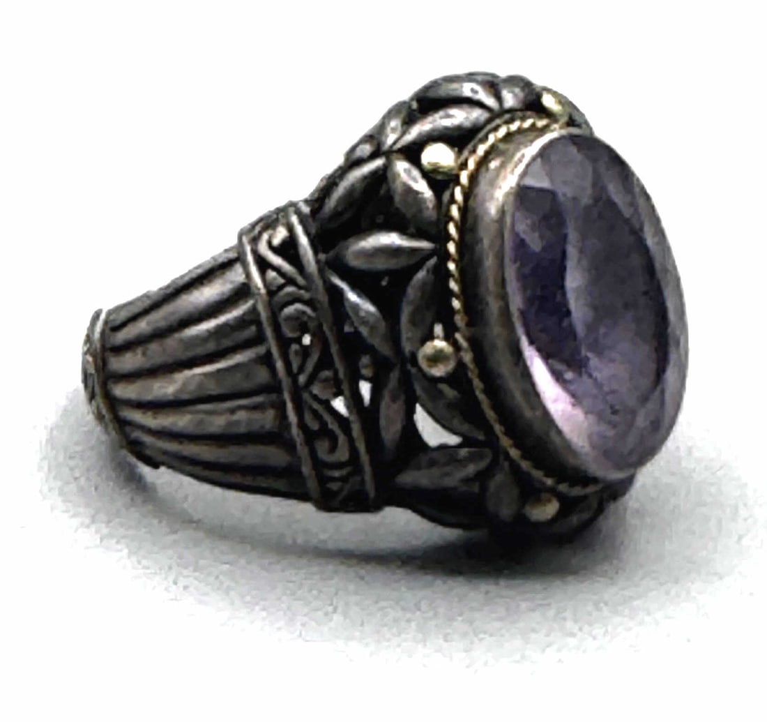 DAVID YURMAN AMETHYST RING - 3