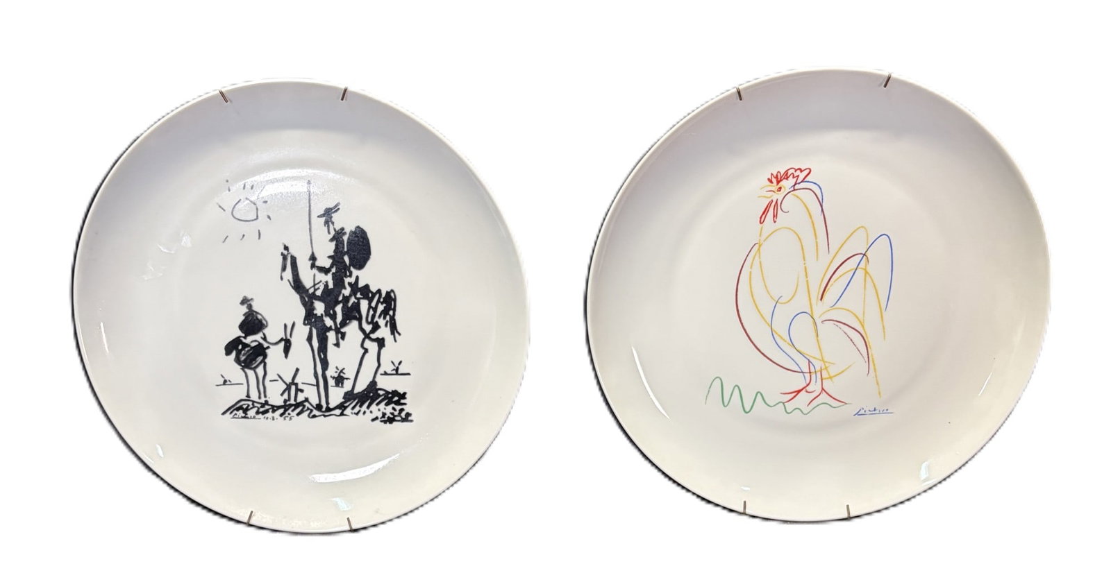 TWO LIMOGES PICASSO ART PLATES (1 of 4)