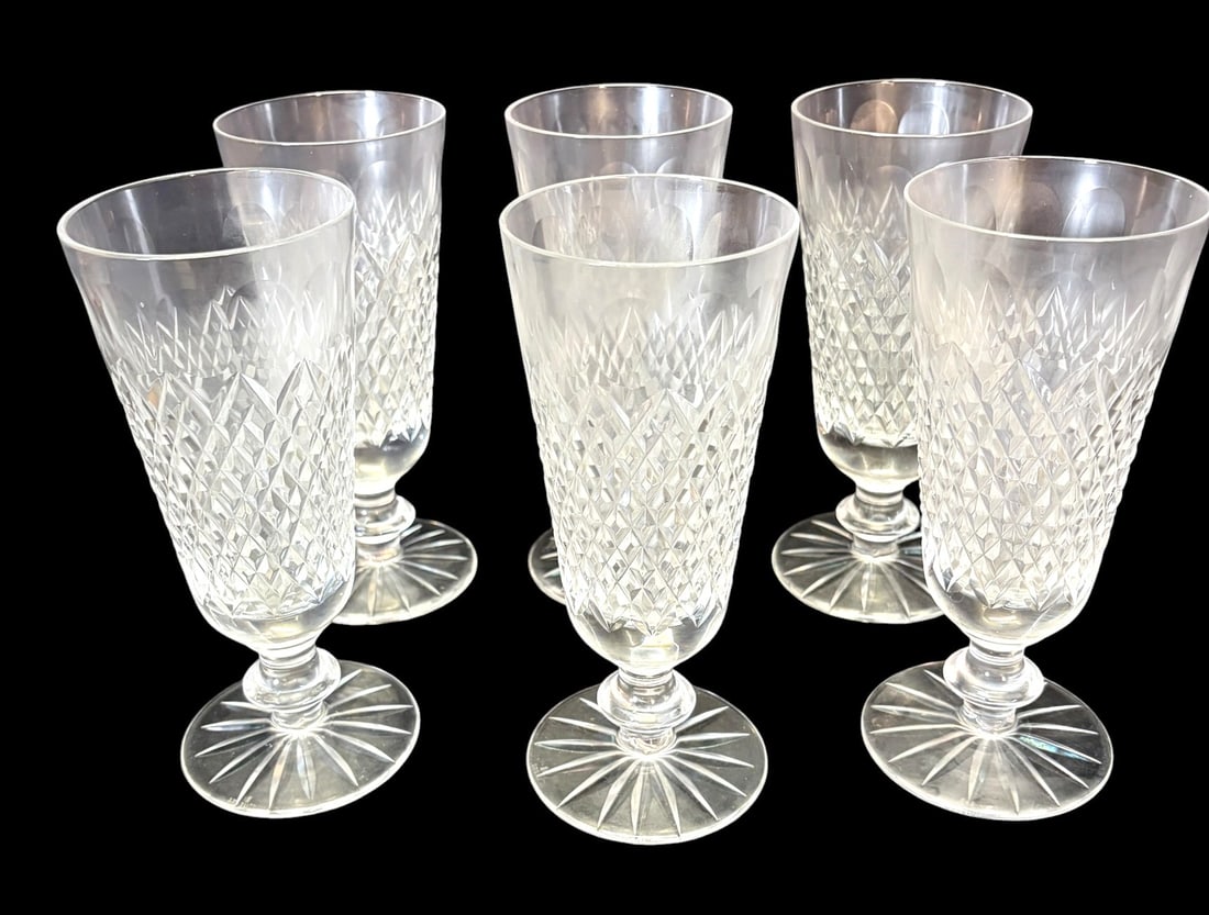 SET OF 6 TYRONE CRYSTAL ICED TEA GLASSES (1 of 3)