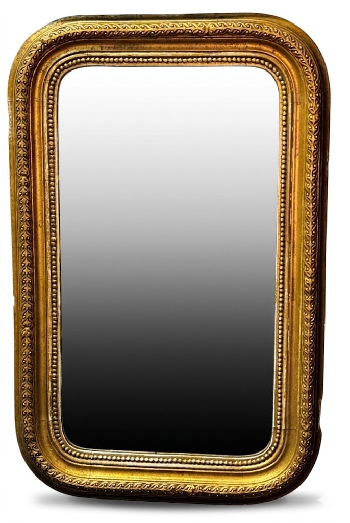 ANTIQUE GILT MIRROR (1 of 3)
