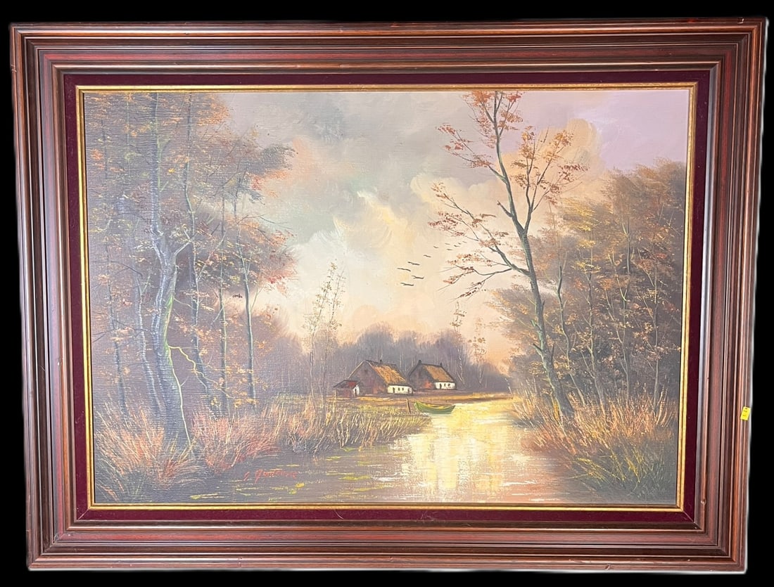 HOUSE ON THE RIVER PAINTING (1 of 3)