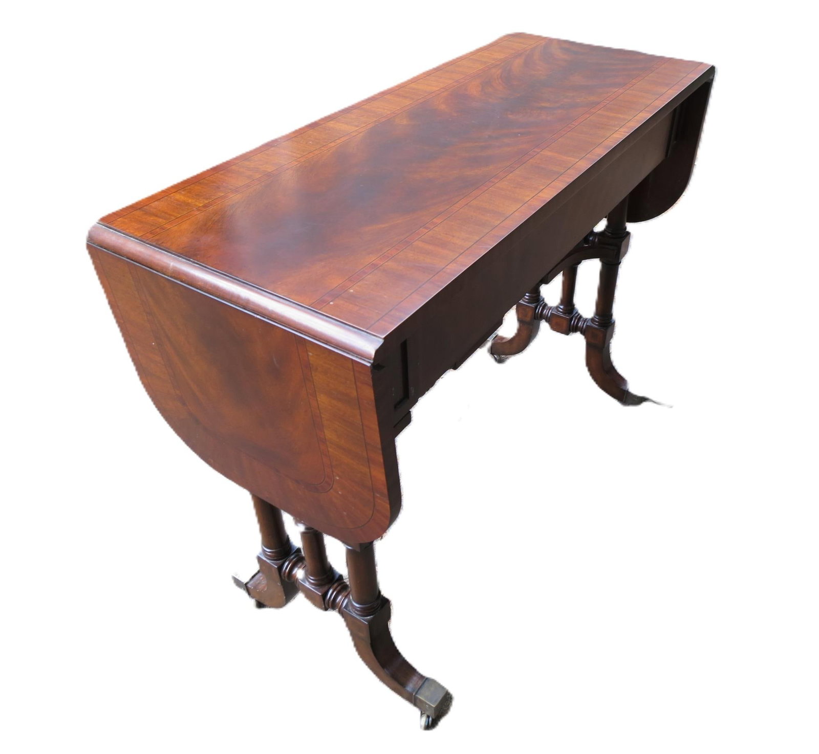 MAITLAND-SMITH DROP LEAF SOFA TABLE - 11