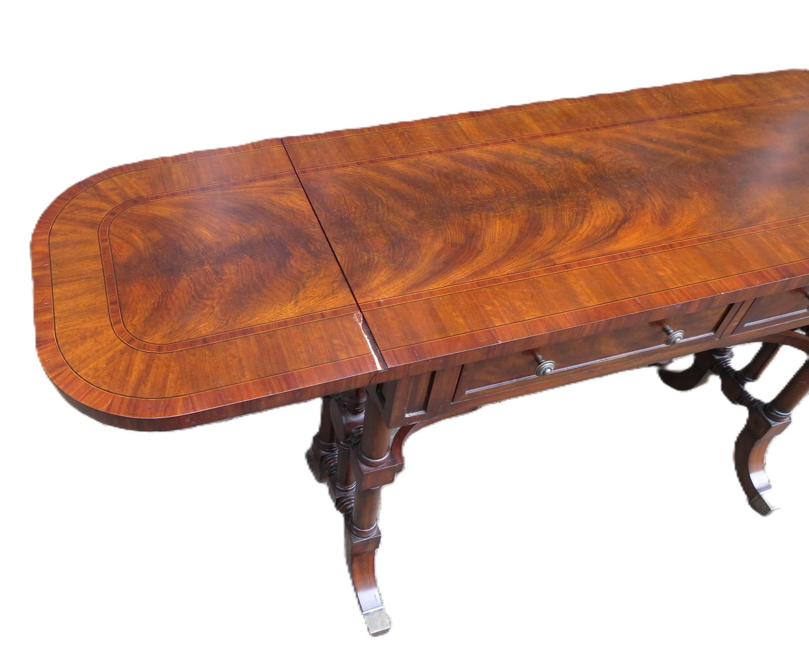 MAITLAND-SMITH DROP LEAF SOFA TABLE - 13