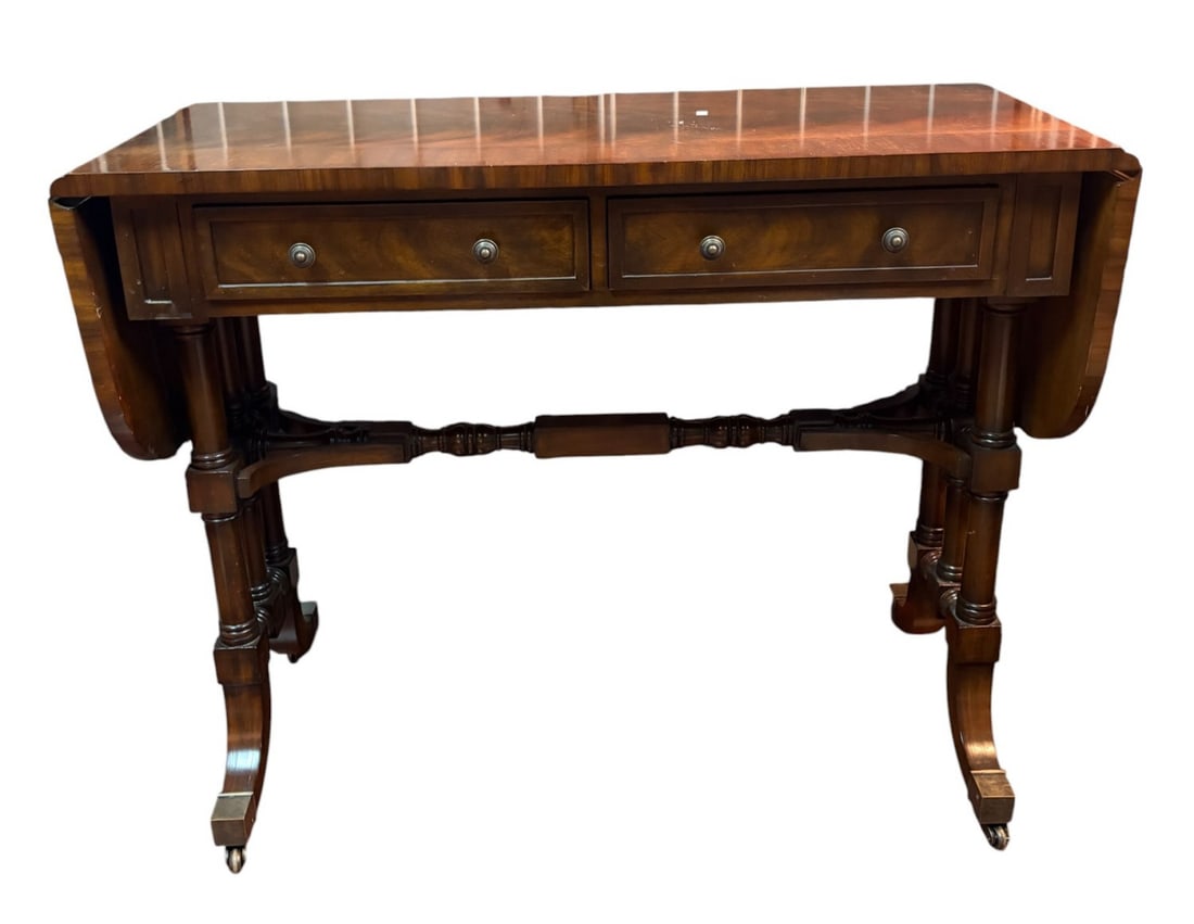 MAITLAND-SMITH DROP LEAF SOFA TABLE - 2
