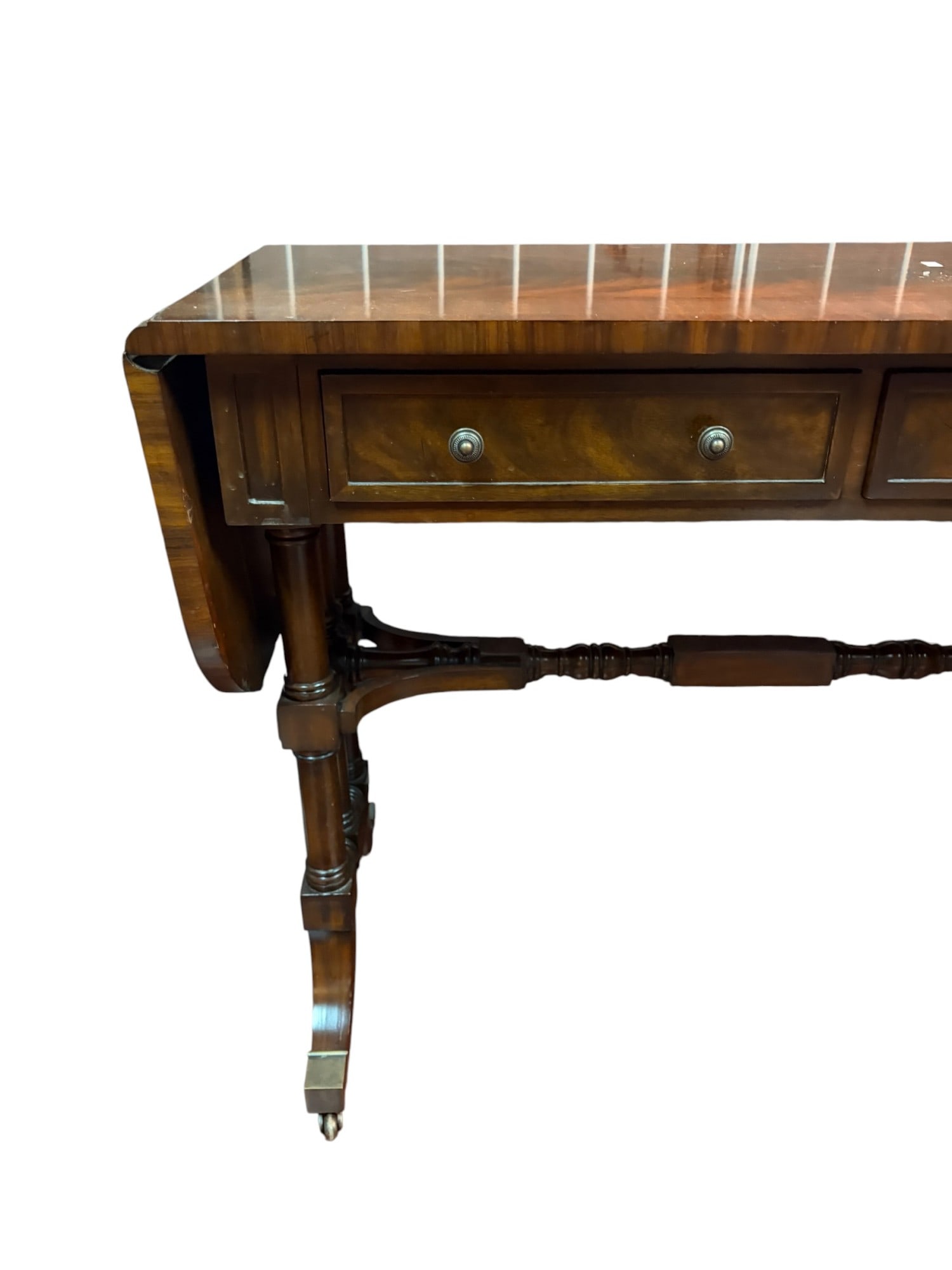 MAITLAND-SMITH DROP LEAF SOFA TABLE - 3