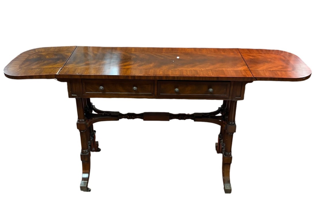 MAITLAND-SMITH DROP LEAF SOFA TABLE - 5
