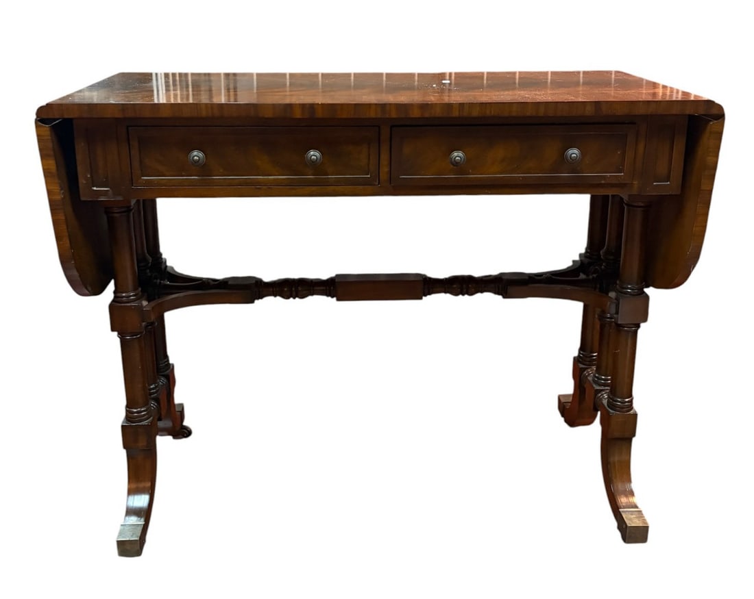 MAITLAND-SMITH DROP LEAF SOFA TABLE - 8