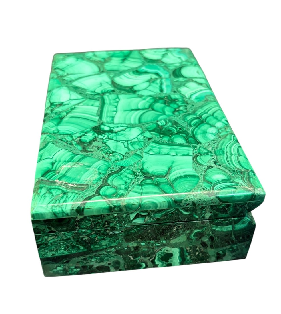 SOLID MALACHITE BOX - 3