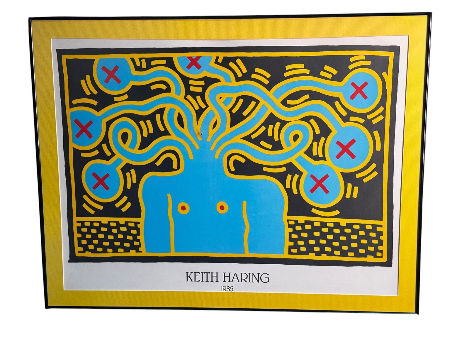 2 KIETH HARRING POSTERS 1982, 19855 (1 of 6)
