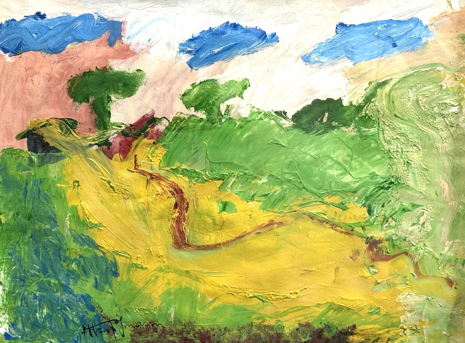 HANS HOFFMAN EXPRESSIONIST LANDSCAPE - 2