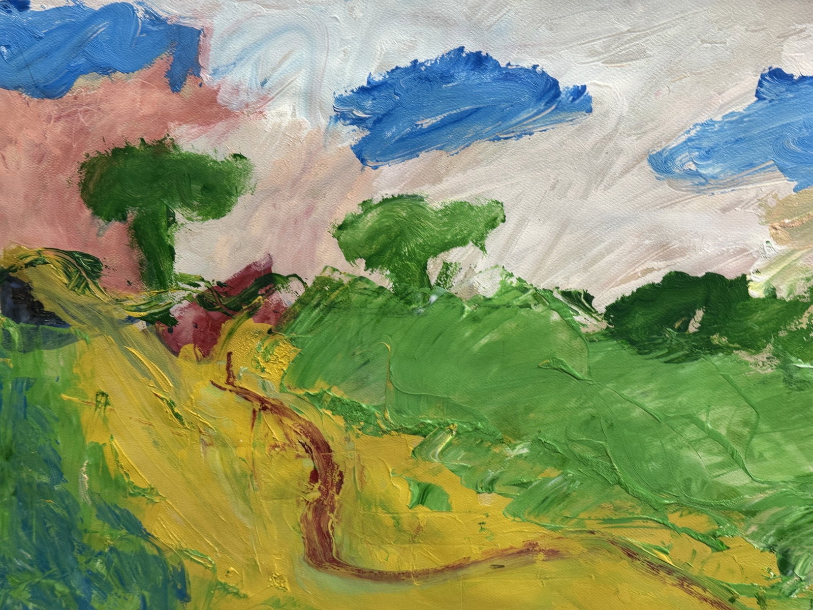 HANS HOFFMAN EXPRESSIONIST LANDSCAPE - 4