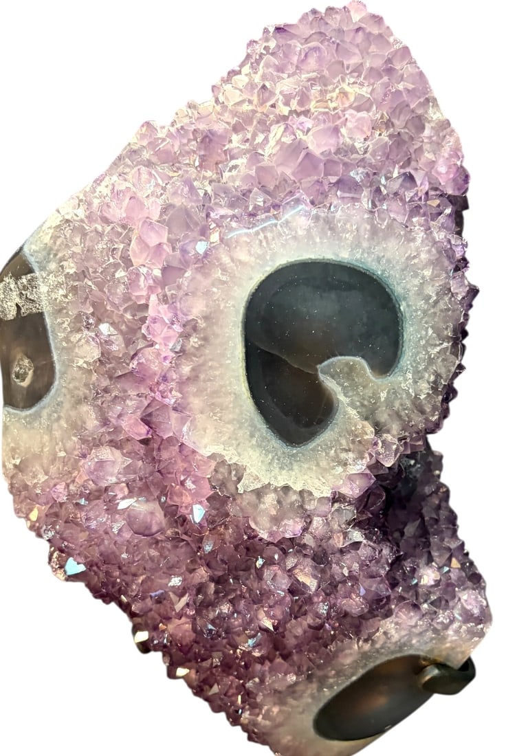 AMETHYST ON IRON STAND - 2