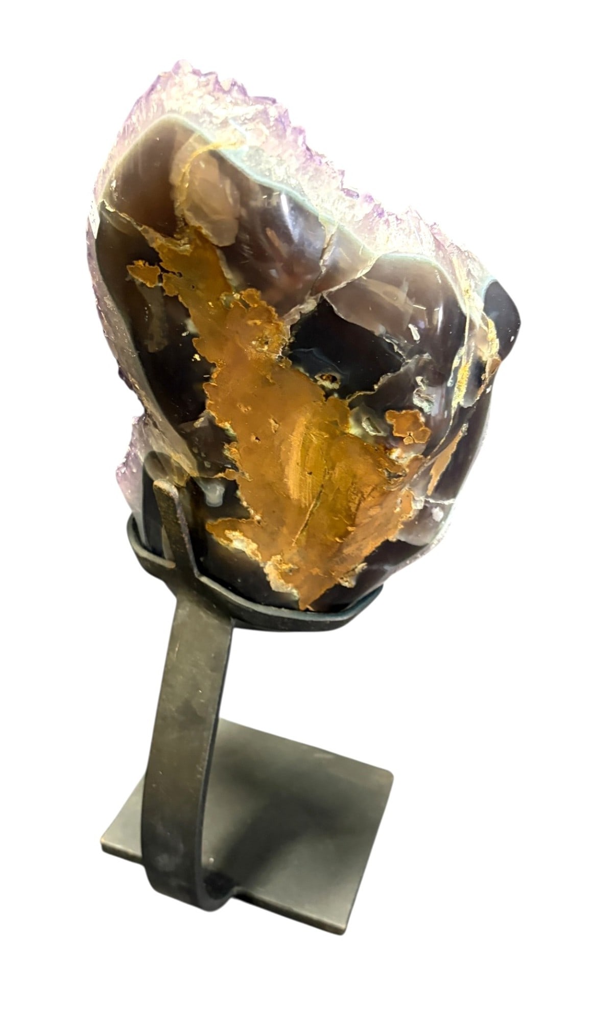 AMETHYST ON IRON STAND - 3