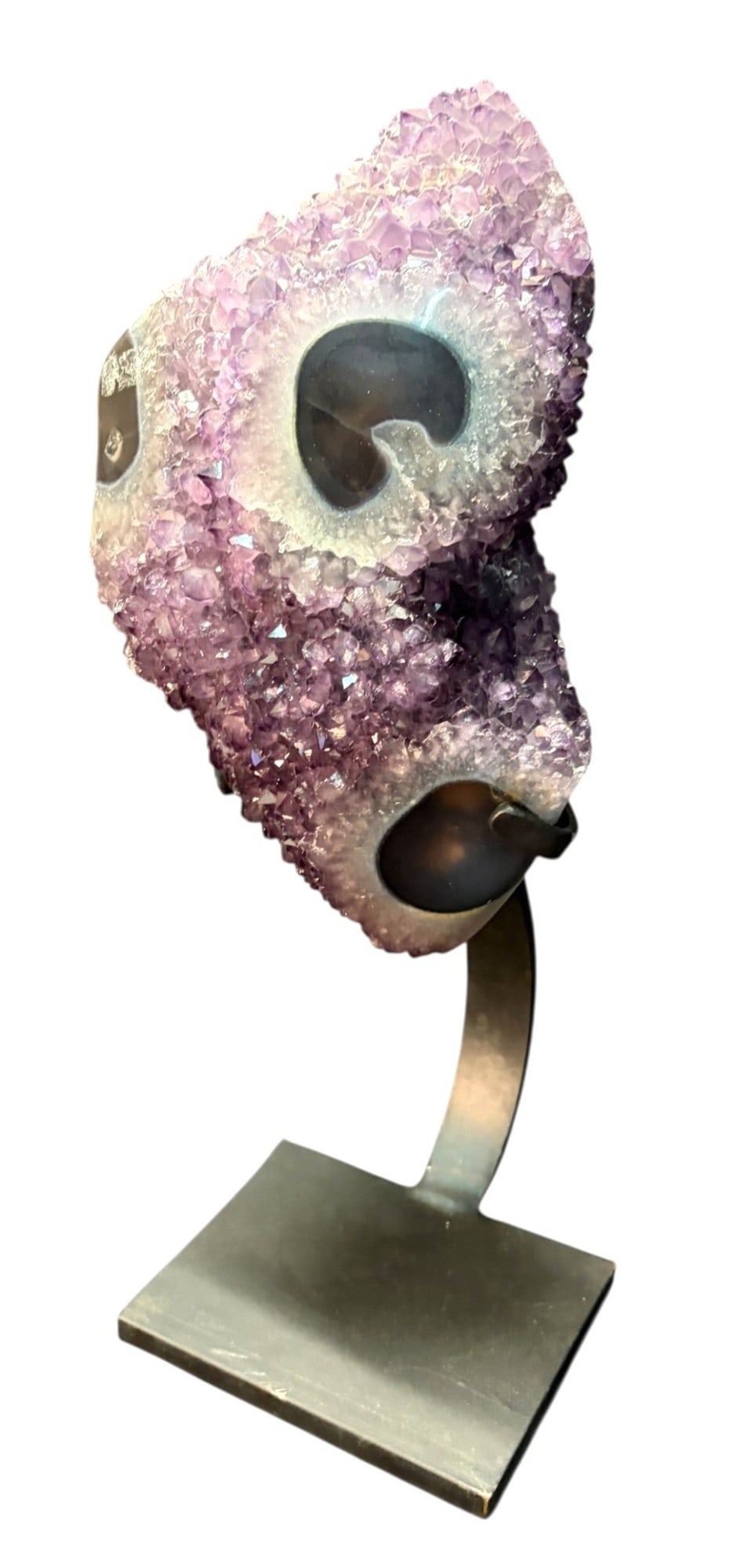 AMETHYST ON IRON STAND - 4