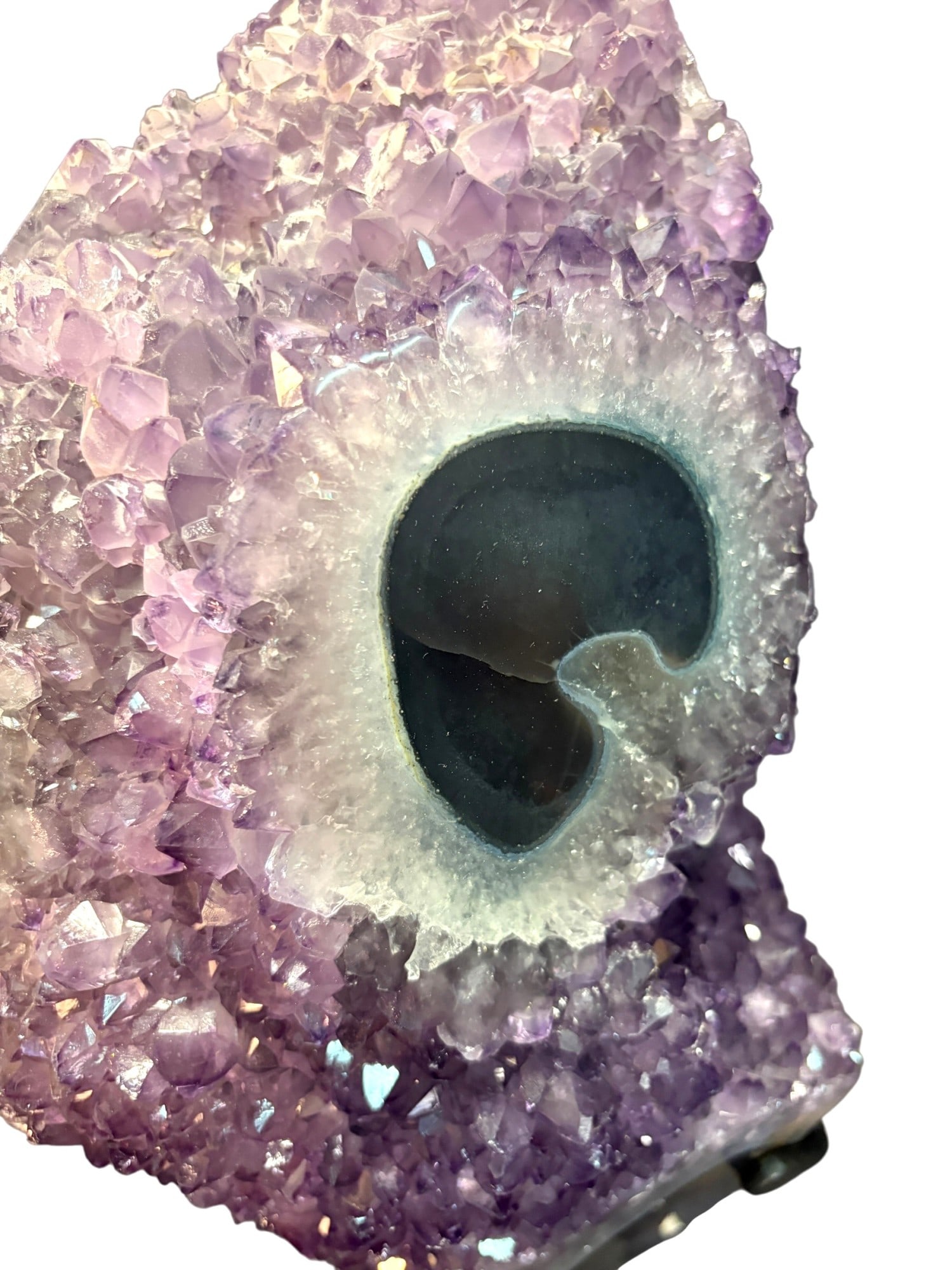 AMETHYST ON IRON STAND - 5